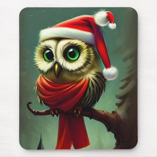 Victoriaans kerstmis met de luiftige kerstmis muismat (Voorkant)