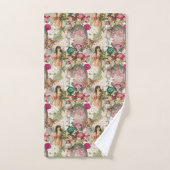 Victoriaans kerstmug bad handdoek (Handdoek)