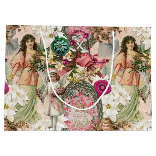 Victoriaans kerstmug    groot cadeauzakje (Achterkant)