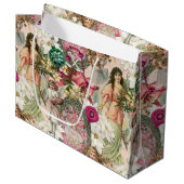 Victoriaans kerstmug    groot cadeauzakje (Voorkant Gekanteld)