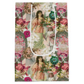 Victoriaans kerstmug medium cadeauzakje (Achterkant)