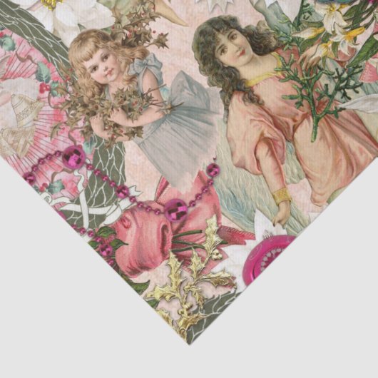 Victoriaans kerstmug  tissuepapier (Detail)