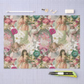 Victoriaans kerstmug  tissuepapier (Craft)