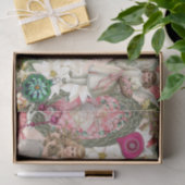 Victoriaans kerstmug  tissuepapier (Geschenk)