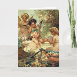  Victoriaans kerstmuziek van Zatzka Feestdagen Kaart