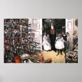 Victoriaans kerstochtend poster (Voorkant)