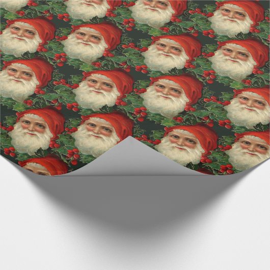 Victoriaans kerstpapier cadeaupapier (Hoek)