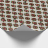  Victoriaans kerstpatroon Cadeaupapier (Hoek)
