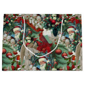 Victoriaans Kerstportret Groot Cadeauzakje (Voorkant)