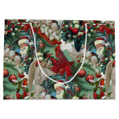 Victoriaans Kerstportret Groot Cadeauzakje (Achterkant)