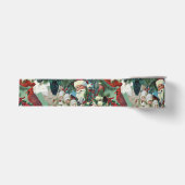 Victoriaans Kerstportret Grosgrain Lint (Voorkant)