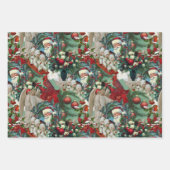 Victoriaans kerstportretpapier — Papieren vellen m (Voorkant 3)