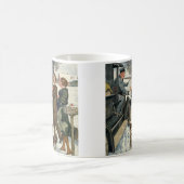  Victoriaans kerstpostbezorging Koffiemok (Center)