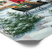 Victoriaans kerstPoster Poster (Hoek)