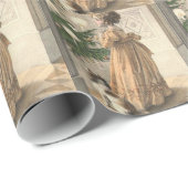 Victoriaans kerstrecorder  feestdag cadeaupapier (Rol Hoek)