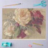 Victoriaans kerstRozen Tissuepapier (Craft)