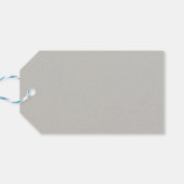 Victoriaans kerststraat scène cadeaulabel (Achterkant Horizontaal)