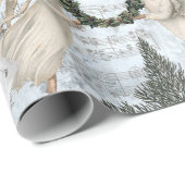 Victoriaans kersttrio III — Verpakkingspapier Cadeaupapier (Rol Hoek)