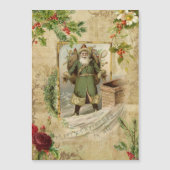 Victoriaans kerstvader Floral Ephemera (Voorkant)