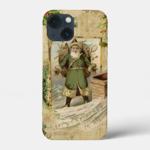 Victoriaans kerstvader Floral Ephemera  Case-Mate iPhone Case