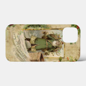 Victoriaans kerstvader Floral Ephemera Case-Mate iPhone Case (Achterkant (horizontaal))