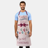 Victoriaans kerstversiering gepersonaliseerd Schor Schort (Gedragen)