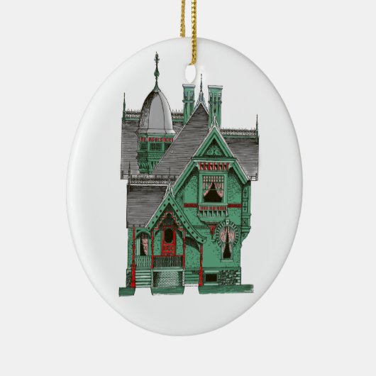 Victoriaans kerstversiering Keramisch Ornament (Rechts)