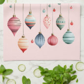 Victoriaans kerstversiering theedoek (Gevouwen)