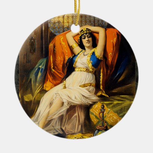 Victoriaans kerstversiering van Opera Keramisch Ornament (Voorkant)