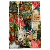 Victoriaans kerstviering  medium cadeauzakje (Achterkant)