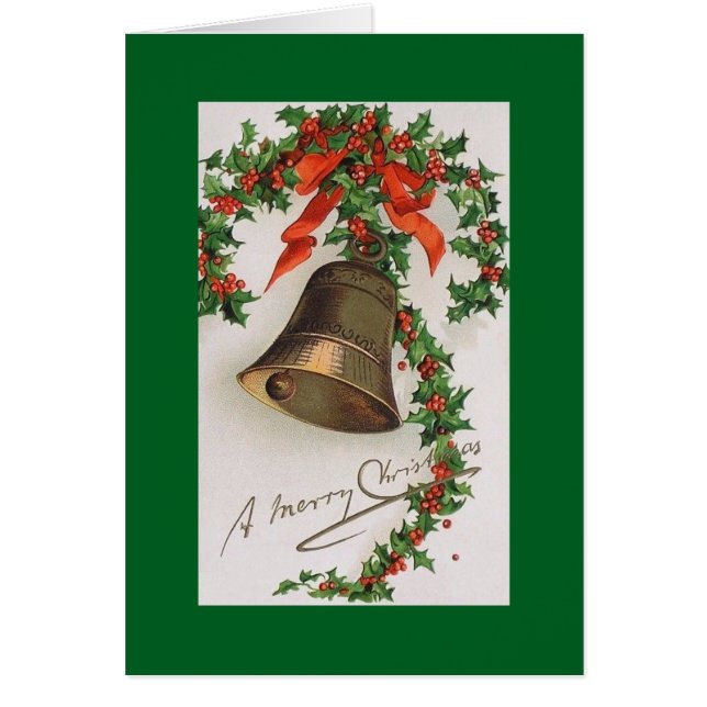 Victoriaans kerstWenskaart (Voorkant)
