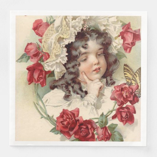 Victoriaans keuken servetten (Voorkant)