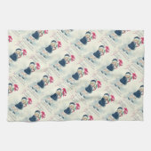 Victoriaans keukenhanddoeken met kerstcadeautjes v (Horizontaal)