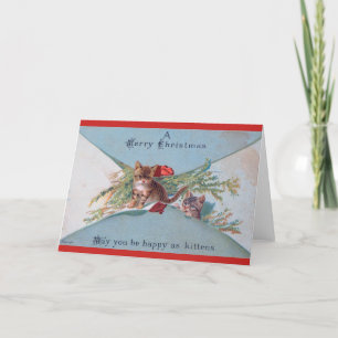 Victoriaans Keukenkerstkaart Feestdagen Kaart