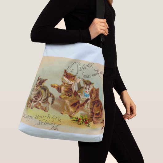 Victoriaans keukens crossbody tas (Dichtbij)
