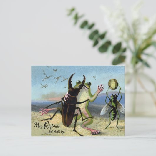 Victoriaans kikkerst Briefkaart (Staand voorkant)