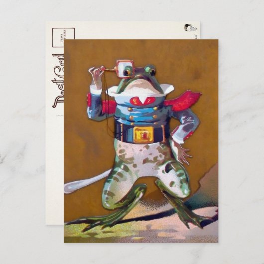 Victoriaans kikkervisje Briefkaart (Voorkant / Achterkant)