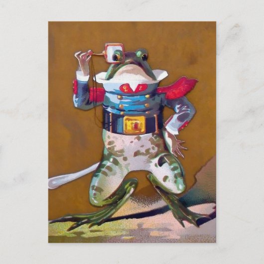 Victoriaans kikkervisje Briefkaart (Voorkant)