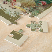 Victoriaans kind, meidenlentesmandje Legpuzzel (Zijkant)