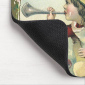  Victoriaans kind, meisje dat de buik blaast Muismat (Hoek)