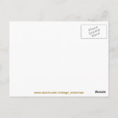 Victoriaans kinderen bij het spelen Briefkaart (Achterkant)