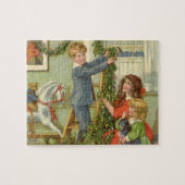Victoriaans kinderen die met kerstmis sterven word legpuzzel (Horizontaal)