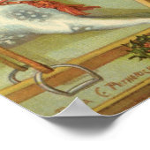 Victoriaans kinderen die met kerstmis sterven word poster (Hoek)