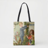 Victoriaans kinderen die met kerstmis sterven word tote bag (Voorkant)