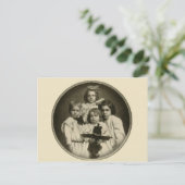 Victoriaans kinderen Funny Creepy Evil Demonic uit Briefkaart (Staand voorkant)