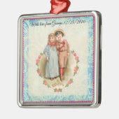  Victoriaans kinderen Gift of Love Valentijn Metalen Ornament (Links)