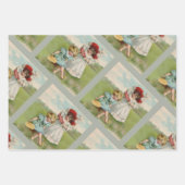 Victoriaans kinderen inpakpapier vel (Voorkant 3)