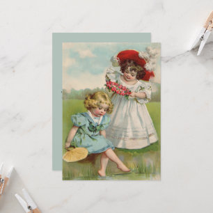 Victoriaans kinderen kaart