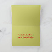 Victoriaans kinderen kerst Kaart (Binnen)