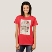 Victoriaans kinderen, kinderen en Baby in Pram T-shirt (Voorkant volledig)